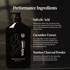 Lush foamy lather from Black Wolf face wash for refreshed skin.