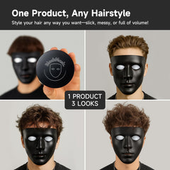 BlackMask Hair Clay adds volume and texture for fuller style.