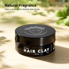 BlackMask Hair Clay washes out easily with water and no residue.