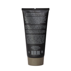 Blackstone Detoxifying Face Wash, vista frontal de la botella, frescura gracias a la menta.
