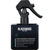 Blackwood For Men hydrator spray bottle on shelf for beard and hair care