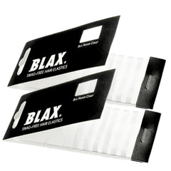 Elásticos Blax transparentes sin daño para uso diario.