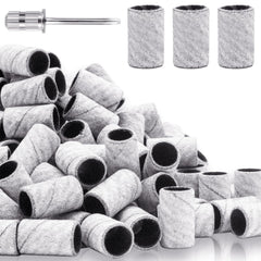 BLESWIN 100pcs nail sanding bands 240 grit for smooth natural nails