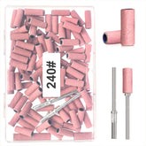 BLESWIN 100-piece sanding bands in a compact box for easy storage