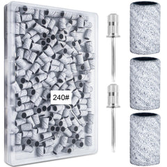 BLESWIN 240-grit nails sanding band for smooth prep on natural and gel nails
