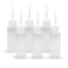 BlingKingdom 6-pack 50ml squeeze bottles with precision tip for crafts.