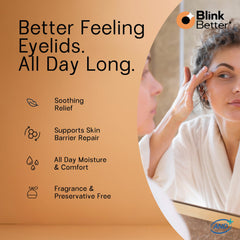 BlinkBetter BetterLids textura ligera, no grasa, adecuada para maquillaje.