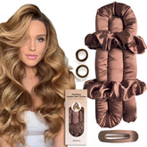 BLINKEEN jumbo heatless headband curls overnight with gentle, heat-free styling