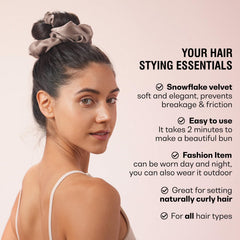 BLINKEEN material suave cuida el cabello durante la noche