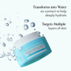 Bliss Drench & Quench four hyaluronic acid weights targeting multiple skin layers.