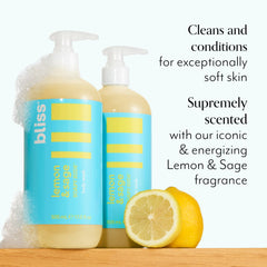 Bliss Ducha Corporal Espuma Cremosa con fragancia cítrica, limpieza suave y refrescante.
