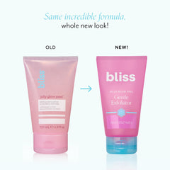 Bliss Jelly Glow Peel, textura gel suave, elimina células muertas sin fricción.