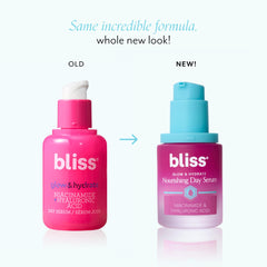 Bliss Glow & Hydrate Serum dropper away, ready for precise, mess-free application.