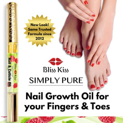 Bliss Kiss cuticle pen tip close-up for precise, mess-free application