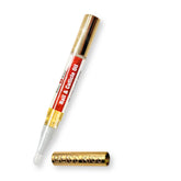 Bliss Kiss Simply Pure Nail Oil Pen close-up applying to cuticles for hydration.