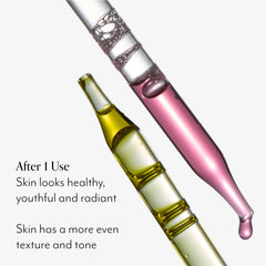 Bliss serum texture close-up reveals a lightweight, fast-absorbing formula.