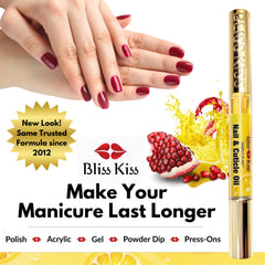 Bliss Kiss Vitamin E Nail Strength – nourishing nails for stronger appearance.