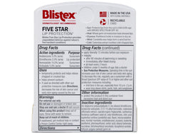 Blistex Cinco Estrellas labios, hidratación duradera en climas fríos