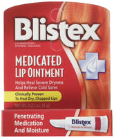 Blistex bálsamo labial medicado 0-21oz paquete seis, alivio potencial de molestias.