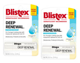 Blistex Deep Renewal lip balm tube exterior showing packaging for moisture and protection