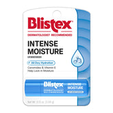 Blistex Intense Moisture, bálsamo labial, hidratación duradera para labios secos.
