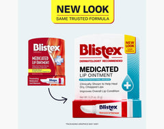 Blistex Labial Medicado: aplicador listo para cubrir labios.