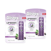 Blistex Lip Boost Wellness pack front highlighting coconut oil hydration formula