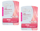 Blistex Lip Vibrance balsamo labial, textura cremosa para hidratación suave.