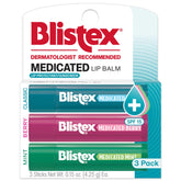 Blistex Medicated Lip Balm classic tube, smooth glide and durable moisture protection.