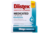 Blistex Medicated Lip Balm with easy glide for daily moisture and irritation relief.