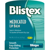Blistex Medicated Lip Balm SPF 15 front view with pack3.