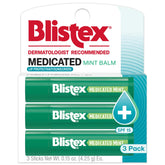 Blistex Medicated Mint Balm tube offers quick soothing moisture for dry lips on the go.