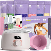 BLITZWAX Rose Quartz design for a stylish at-home waxing setup