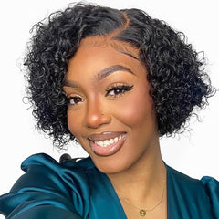 Blockice Pixie Cut Wig front view showing natural hairline for daily wear.