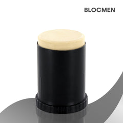 Blocmen Original Pre Shave Powder Stick textura fina para una aplicación suave.