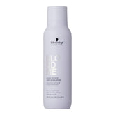 BlondMe Bond Repair Purple Shampoo bottle supports color-safe toning for cool blondes