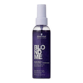 BlondMe Bond Repair Purple Spray Conditioner bottle tones brass and hydrates cool-blonde hair
