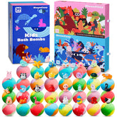 BloomFizzy bombas de baño duales con sorpresas, diversión para la hora del baño.