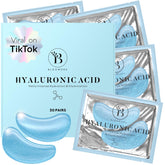 Parches BLOOMORA con ácido hialurónico para ojos, hidratación y brillo.