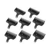 BLOTMS 8-piece guard set attached to Wahl 40mm T-blade for precise trimming