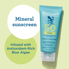 Blue Lizard Kids Mineral SPF 50: crema de textura suave para piel sensible