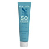 Blue Lizard Sensitive Mineral SPF 50 en botella, protector solar mineral para piel sensible.