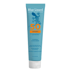 BLUE LIZARD Sport Mineral SPF 50, botella, protección mineral para actividades al aire libre