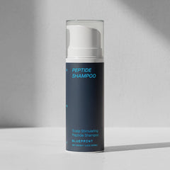 Blueprint Bryan Johnson 8-peptide complex highlights science-backed scalp vitality.