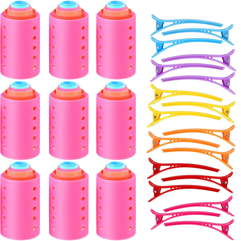 Blulu 72-piece magnetic rollers set packaging showing complete curling kit for home use