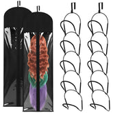 Blulu wig hanger assembly kit enabling flexible closet storage and easy setup.