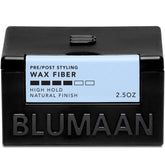 BluMaan Meraki Wax Fiber bottle shown with a natural matte finish for subtle styling