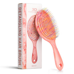 BLUSHMARKS detangling-wet-hair-brush glides through knots on wet or dry hair