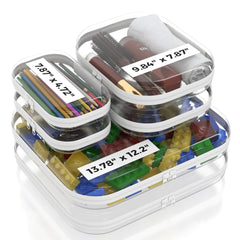 B'More Brands extra-large 14-inch clear case for travel organization