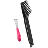 Boao 2 Pcs Hair Brush Cleaning Tool Set pink kit for quick, thorough home cleaning.